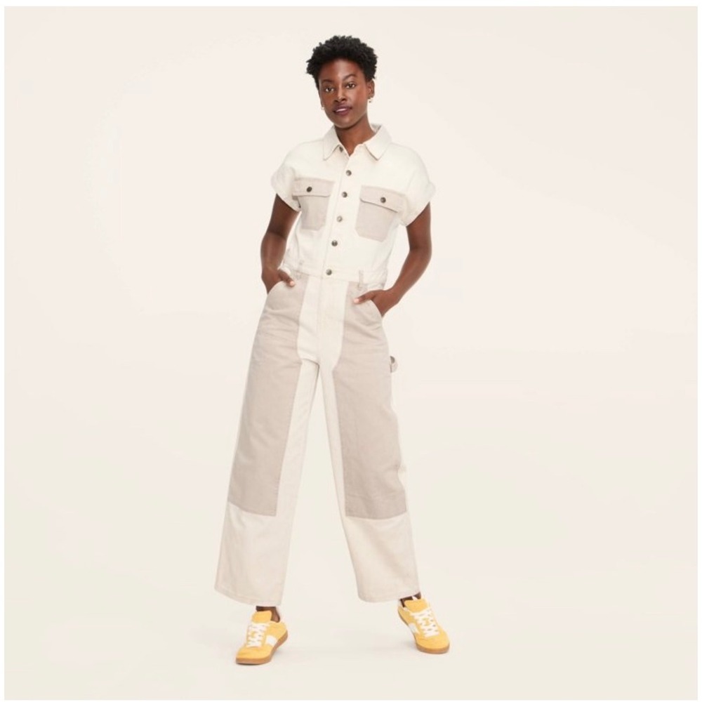 Woolrich x Target Western Jumpsuit Cream Short Sleeve NWT